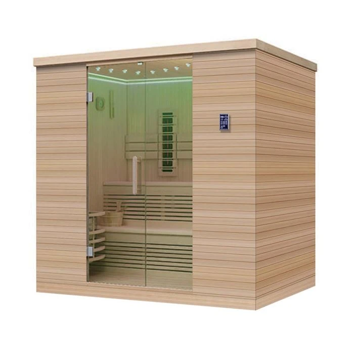 Romantična moderna unutarnja sauna za kućnu upotrebu